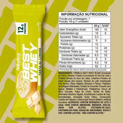 Barrita Best Whey, Torta al Limon